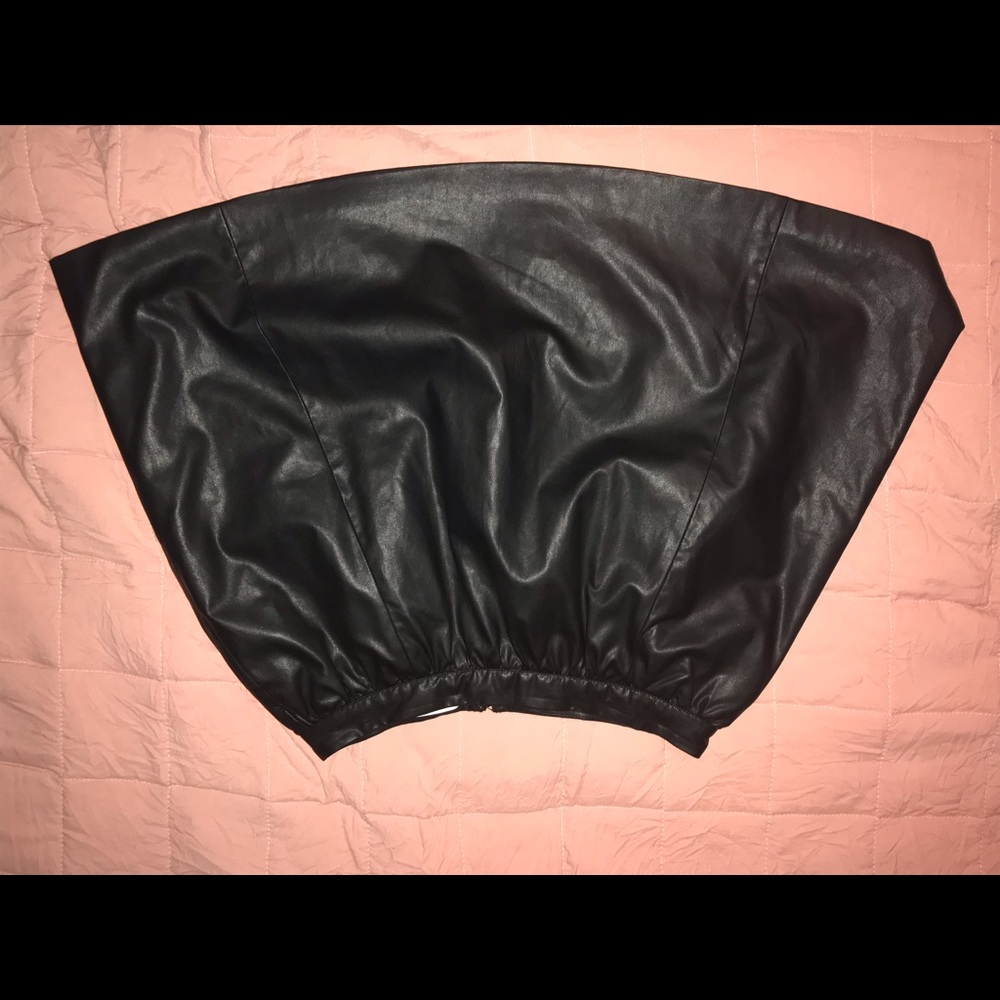 Leather Skate Skirt